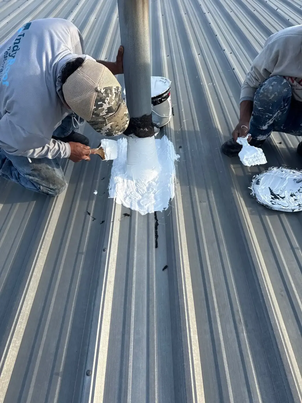 Flashing and seam work in Winona Lake