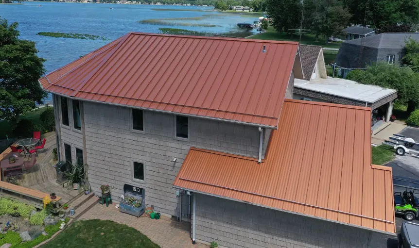 Tarping and dry-in on a Winona Lake commercial roof