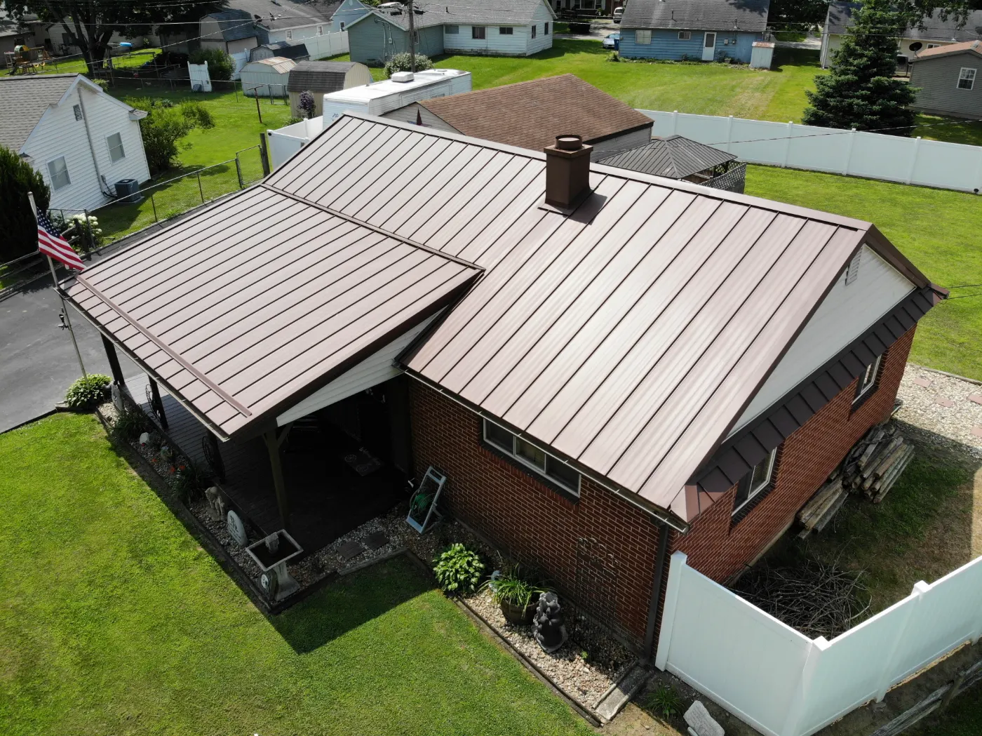Commercial roof inspection documented in Winona Lake